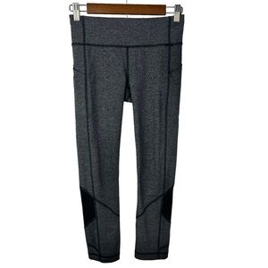 LULULEMON‎ WOMEN’S PACE RIVAL CROP CROSSHATCH LEGGINGS